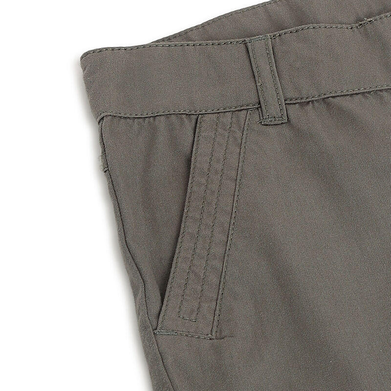 Boys Medium Grey Solid Trouser image number 3